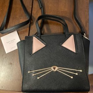 Kate Spade Black Cat Mini Hayden Jazz Things up Crossbody **Make An Offer**